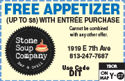 Special Coupon Offer for The Stone Soup Company